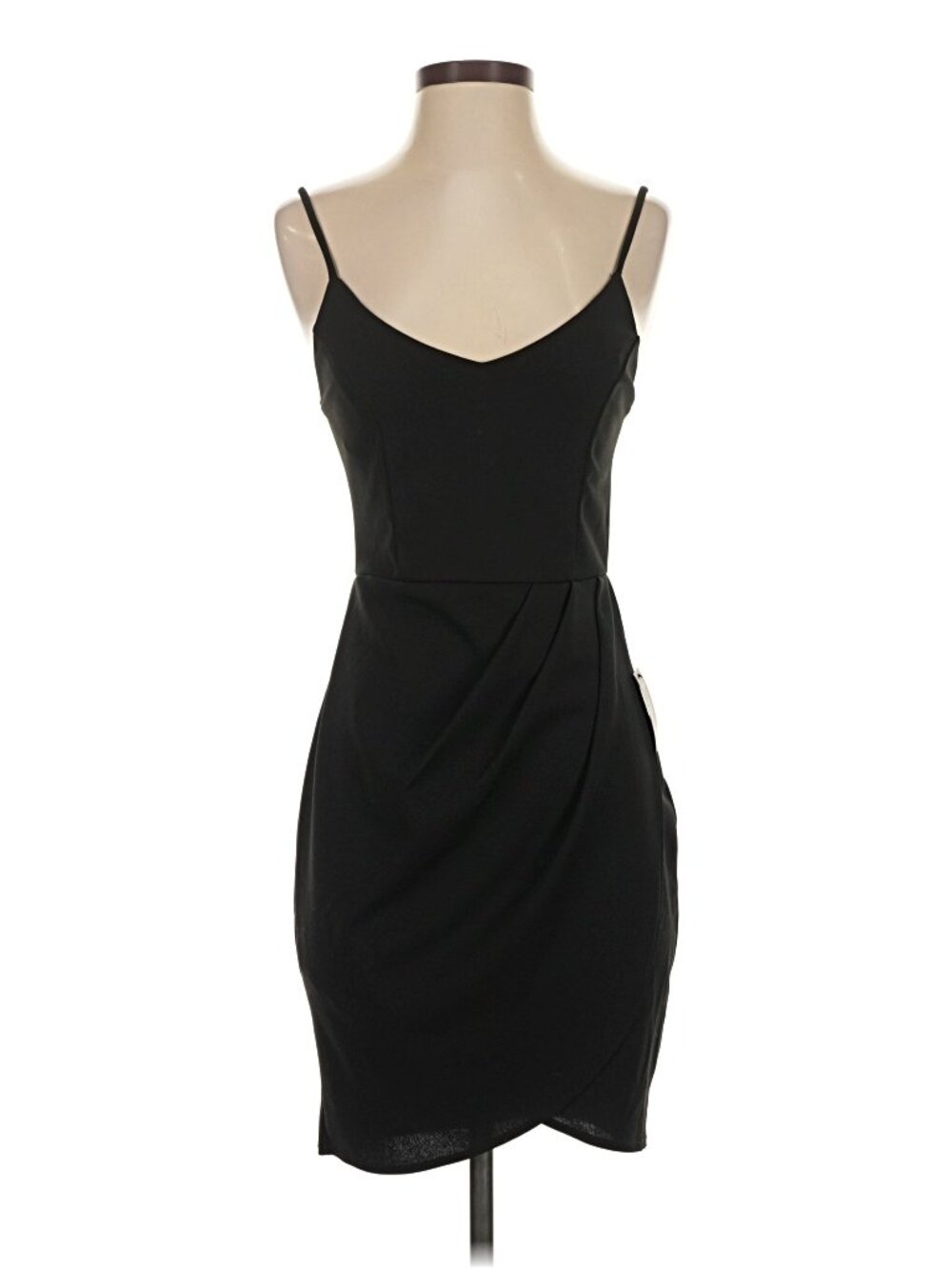 Lulus Forever Your Girl Black Bodycon Mini Dress Size S NWT